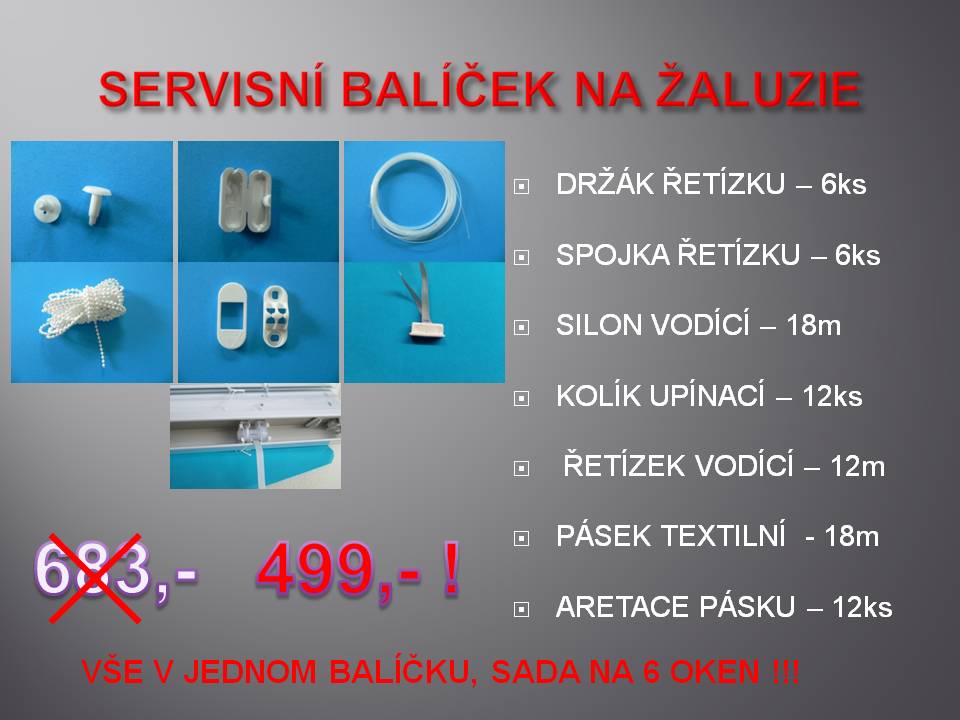 SERVISNÍ BALÍČEK