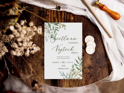 Svatební oznámení plexi P16