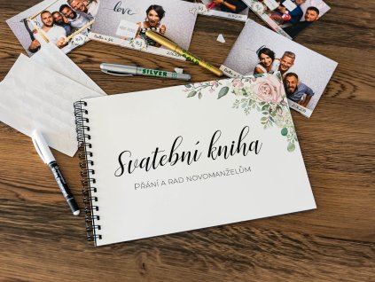 Svatební kniha papírová KP14