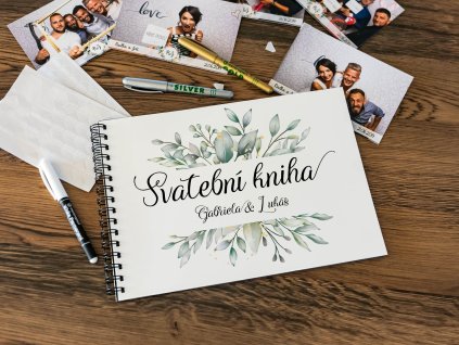 Svatební kniha papírová KP09