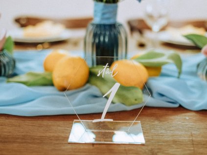 Číslo stolu - mnohoúhelník