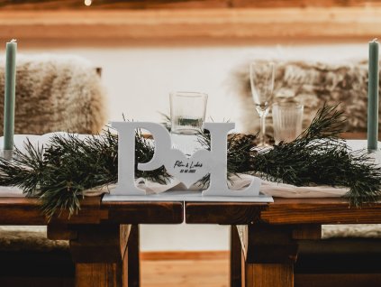 Iniciály novomanželů