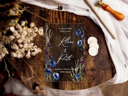 Svatební oznámení plexi P37