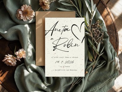 svatební oznámení pap29 káva