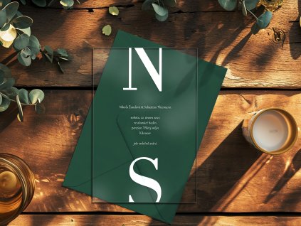Svatební oznámení plexi P15