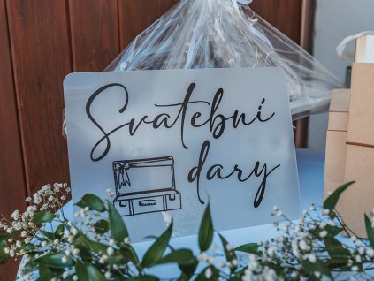 Cedulka - svatební dary 02