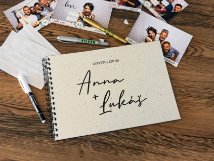 Svatební kniha papírová KP01