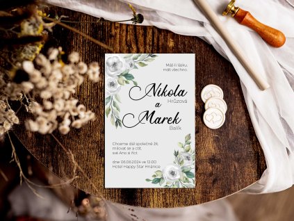 Svatební oznámení plexi P04