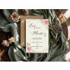 Papírové svatební oznámení PAP08