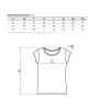 Rozměry trička dámské