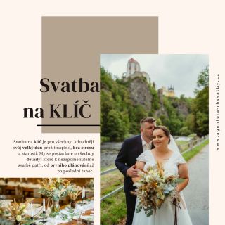 💫 Svatba na klíč bez starostí Chcete si svůj den opravdu užít – a ne ho celý řešit? Postaráme se o kompletní organizaci,...