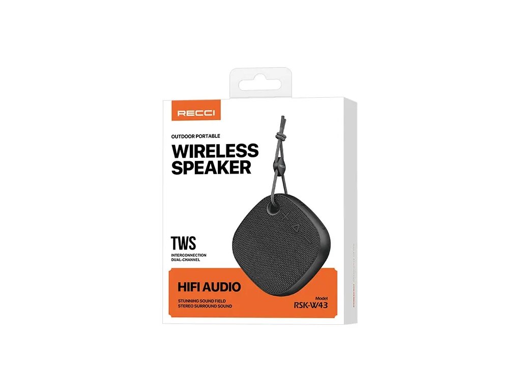 Bezdrátový reproduktor Recci RSK-W43 Melody Černá