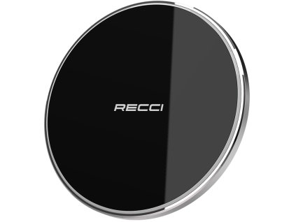 Bezdrátová nabíječka Recci RCW-08 (10W) - Černá