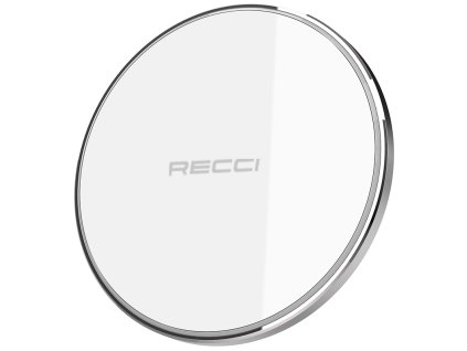 Bezdrátová nabíječka Recci RCW-08 (10W) - Bílá