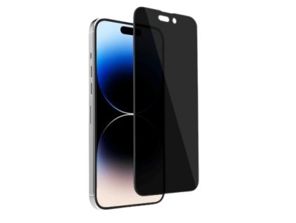 Privacy glass - tvrzené sklo proti šmírování pro iPhone 15