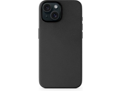 Epico Mag+ Leather kryt pro iPhone 15 Plus - Černá