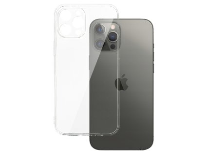 Tenký gelový obal pro iPhone 12 Pro - Transparentní