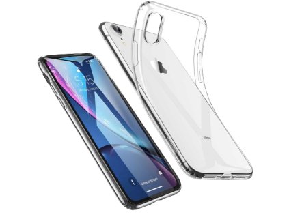 Tenký gelový obal pro iPhone XR - Transparentní