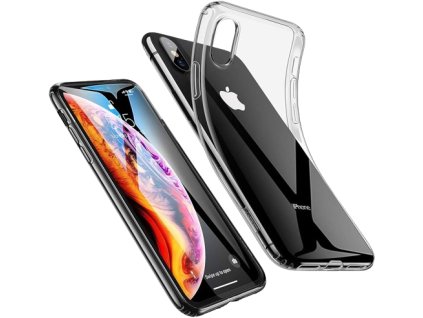 Tenký gelový obal pro iPhone XS MAX - Transparentní