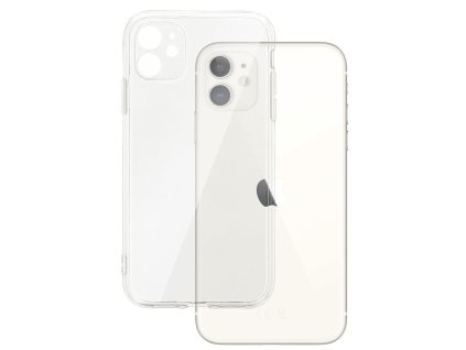Tenký gelový obal pro iPhone 12 mini - Transparentní