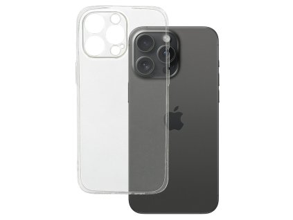 Tenký gelový obal pro iPhone 15 PRO - Transparentní