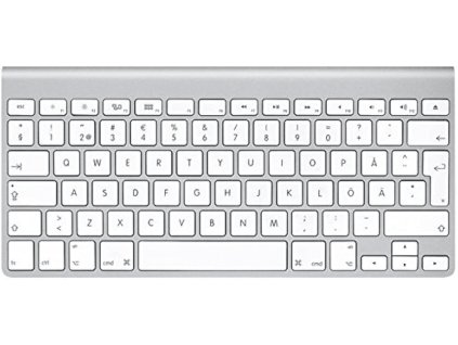 Apple Wireless Keyboard - A1314 (DNK) Stříbrná třídy Velmi dobrý+