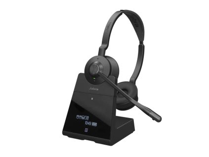 Bezdrátová náhlavní sluchátka s mikrofonem Jabra Engage 75 Černá třídy Zánovní