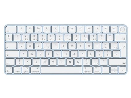Apple Magic Keyboard s touch ID - A2449 (SWE) Modrá třídy Velmi dobrý+