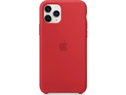 Apple Silikonový kryt pro iPhone 11 Pro Červená