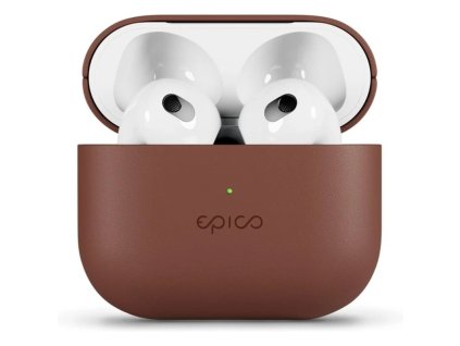 Epico Leather kryt pro AirPods 3 Hnědá
