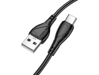 Borofone BX121 USB-A kabel s konektorem USB-C Černá