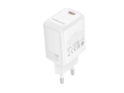 Borofone BN26 USB-C adaptér (20W) Bílá