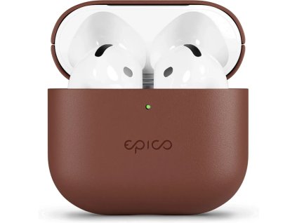 Epico Leather kryt pro AirPods 4 Hnědá