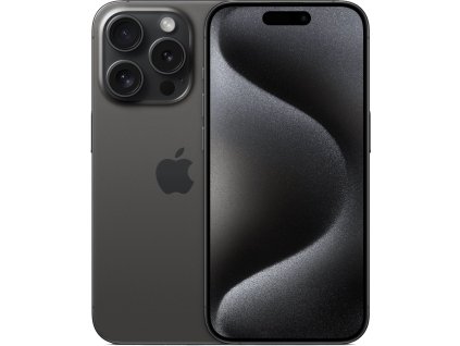 iPhone 15 Pro 128GB eSIM Černý titan třídy Velmi dobrý+
