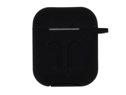 Gelový obal s poutkem pro AirPods 1/2 - Černá