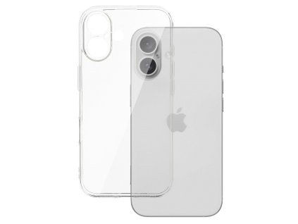 Tenký gelový obal pro iPhone 17 Pro Max Transparentní