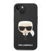 Karl Lagerfeld Liquid Silicone MagSafe kryt pro iPhone 14 Plus - Černá