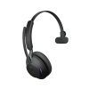 Bezdrátová náhlavní sluchátka s mikrofonem Jabra Evolve 2 65 MS Mono Černá třídy Zánovní
