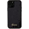 Guess Sequin Script Logo kryt pro iPhone 12/12 Pro Černá