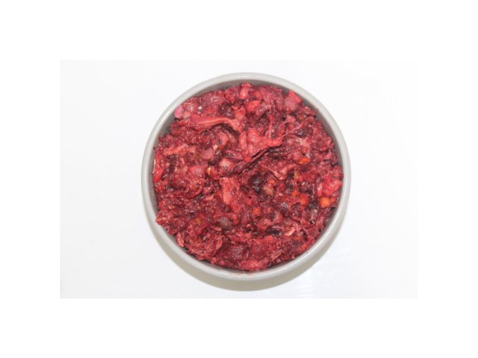 barf masozravci menu zverina a kralik 1 kg