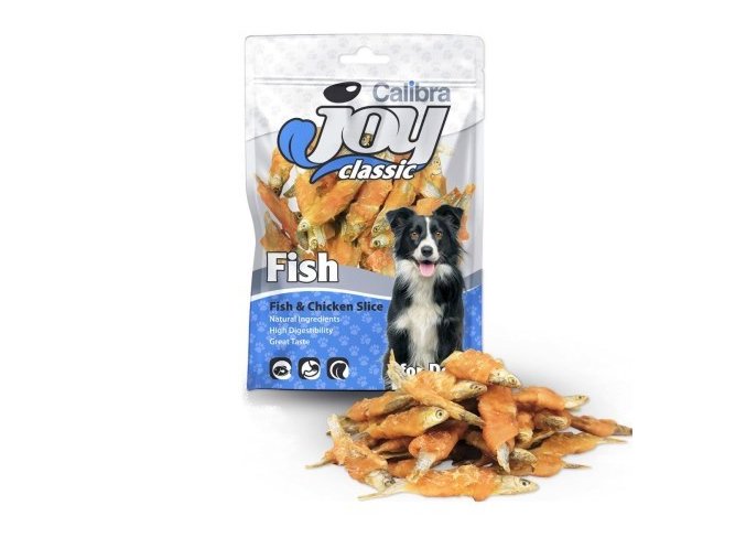 Calibra Joy Dog Classic Fish & Chicken Slice 80g