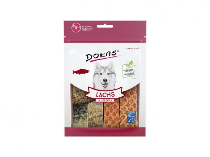 dokas losos prouzky 100 g