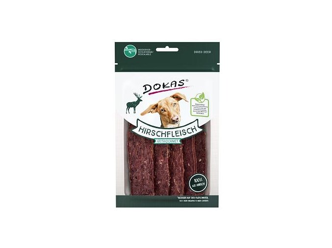 Dokas – Jelení maso plátky 60 g