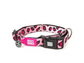 max molly smart id obojek polostahovaci leopard pink velikost l i68424