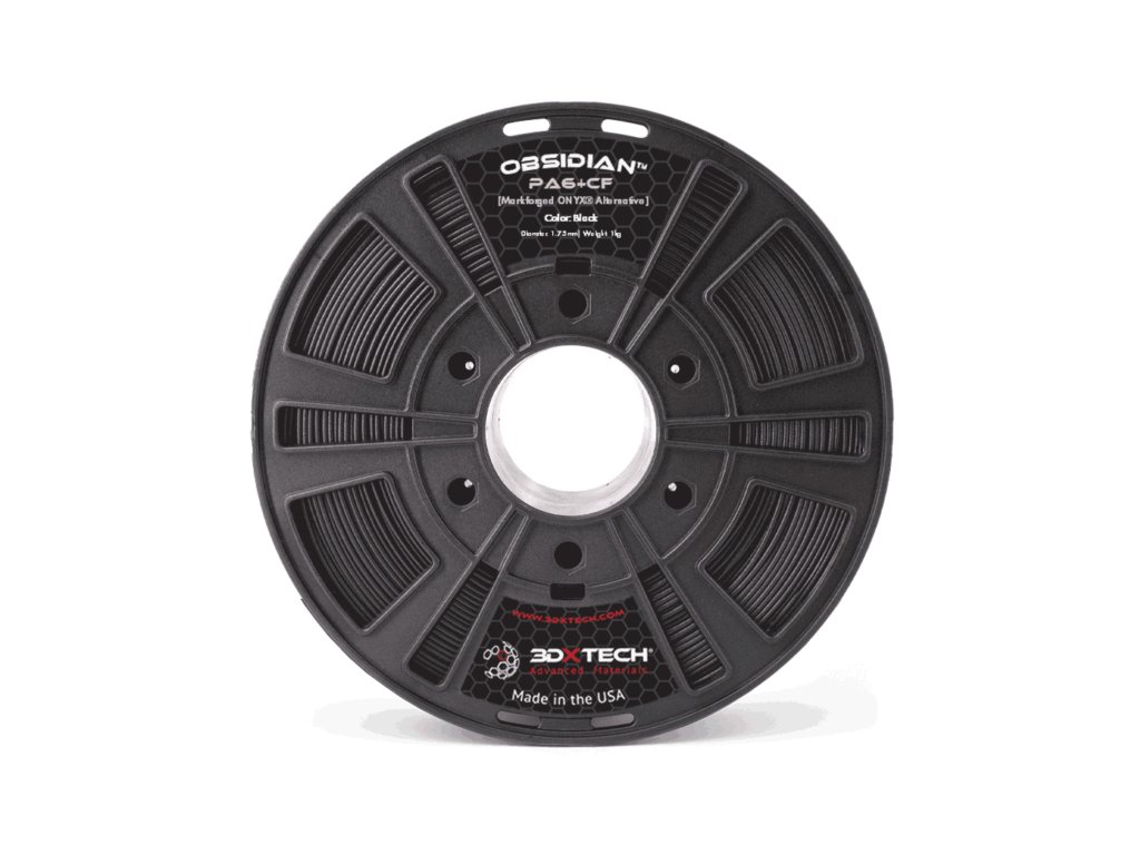 3DXTech Obsidian PA6 CF NYL13CF101000BK00 30467
