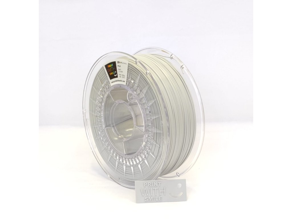 Print With Smile Filament PLA Cloudy Grey