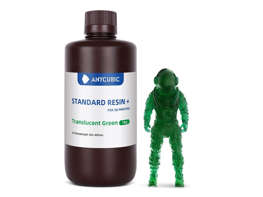 Anycubic Standard Resin+ – Translucent Green