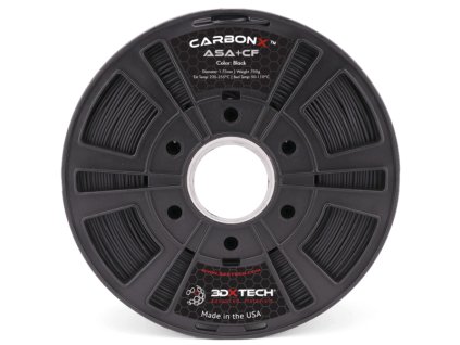 3DXTech CarbonX ASA CF ASA03CF200750BK00 30471
