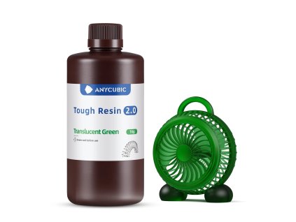 Anycubic Tough Resin 2.0 Translucent Green