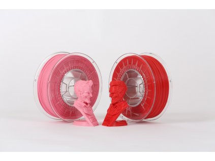 Print With Smile Filament PLA DUO PACK – Pink & Red